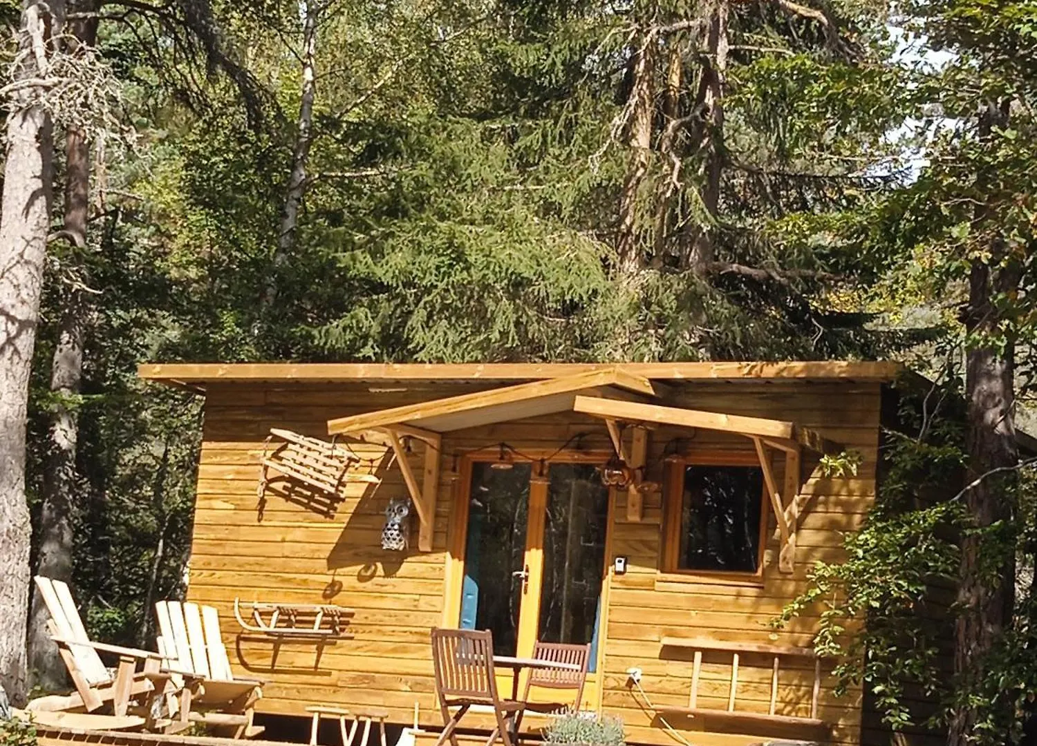 Chalet Hibou 1 Couchage En 140 Domaine De La Mamounette Champclause