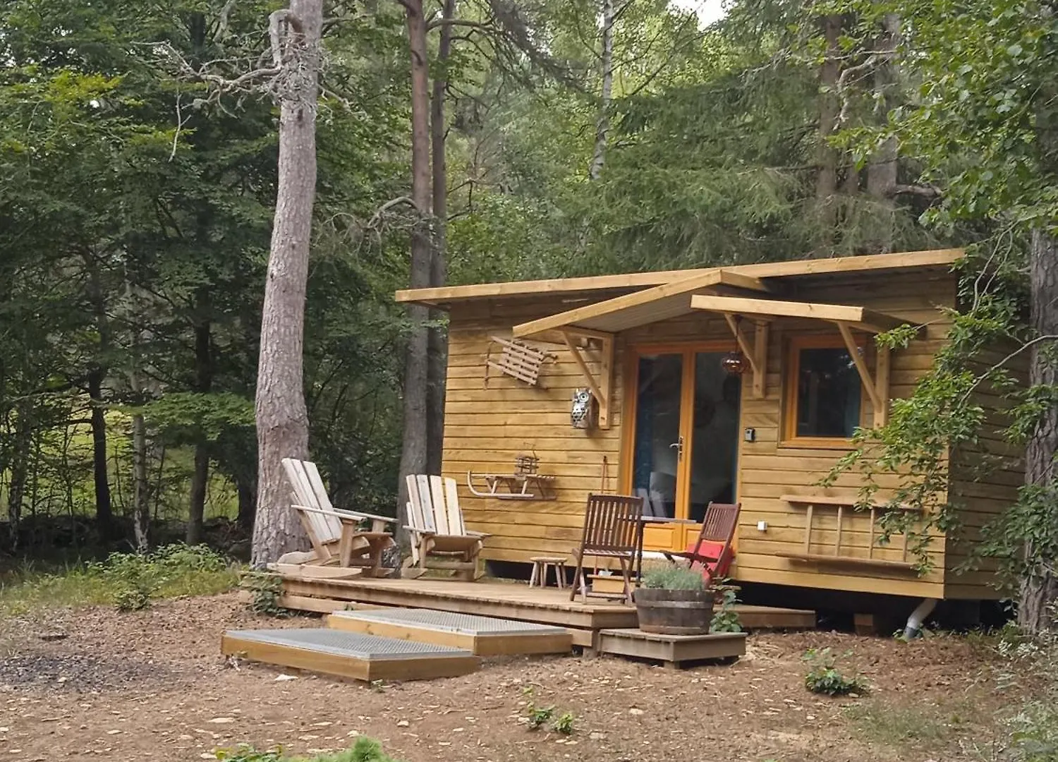 Tatil Evi Chalet Hibou 1 Couchage En 140 Domaine De La Mamounette Champclause